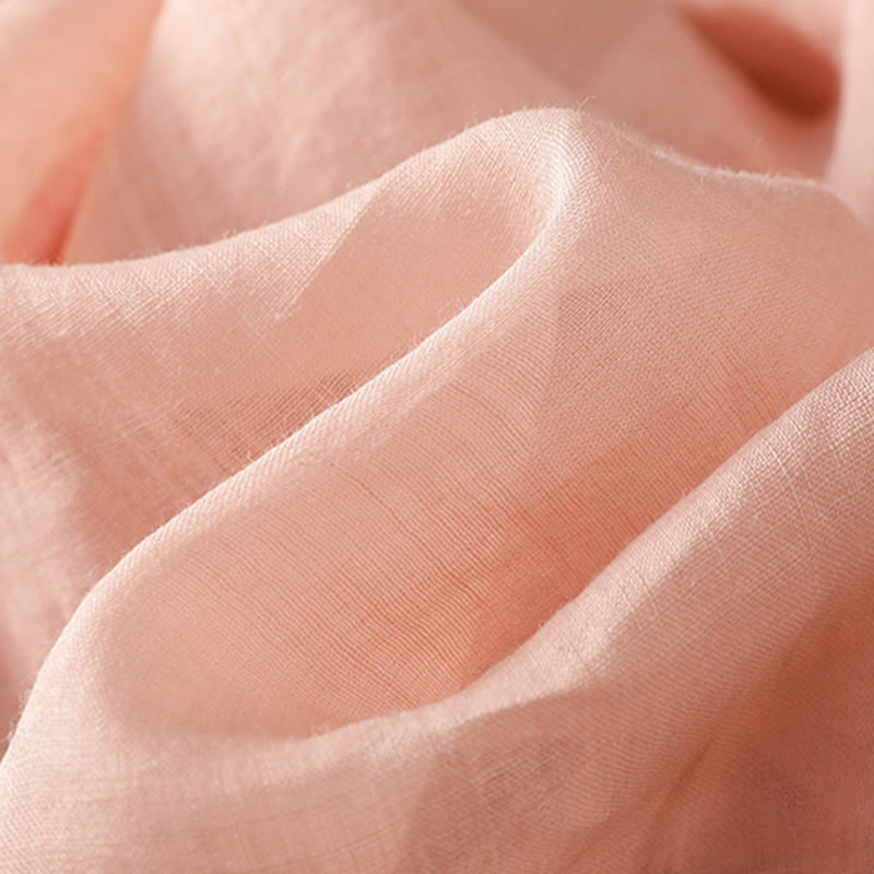 Chemise en coton pour femme, col ras du cou, manches trois-quarts, broderie de fleurs et de Buddha Stones - image 24