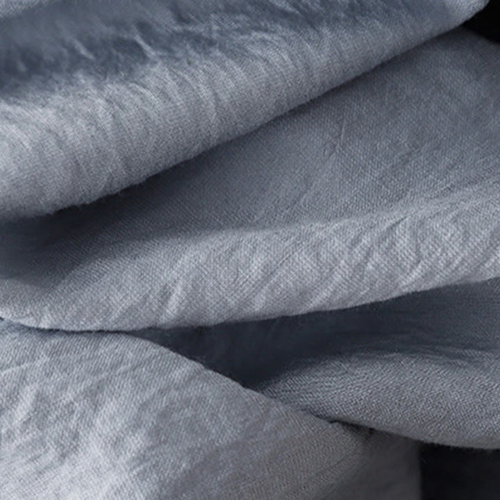 Chemise d'été en coton à manches courtes et lacets Buddha Stones pour femme - image 8