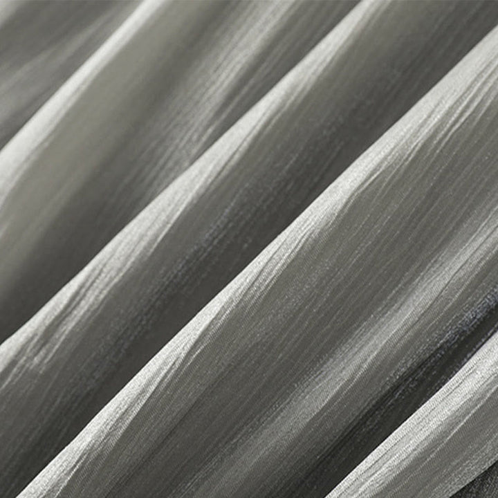 Pantalon large gris clair à taille élastique et poches pour femme avec motif Buddha Stones - image 13