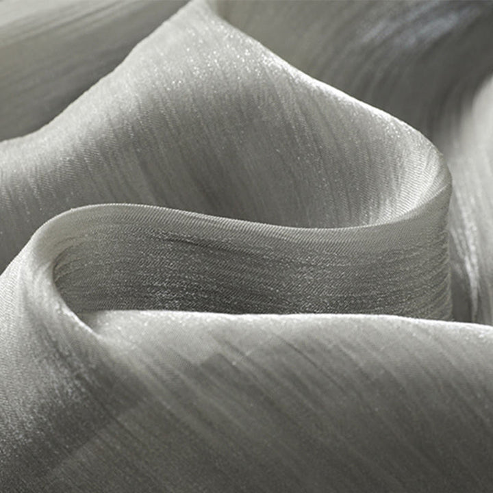 Pantalon large gris clair à taille élastique et poches pour femme avec motif Buddha Stones - image 15