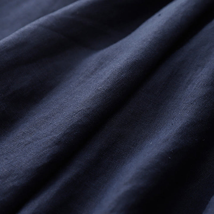 Pantalon Capri court et large à taille élastique avec poches pour femme Buddha Stones - image 15