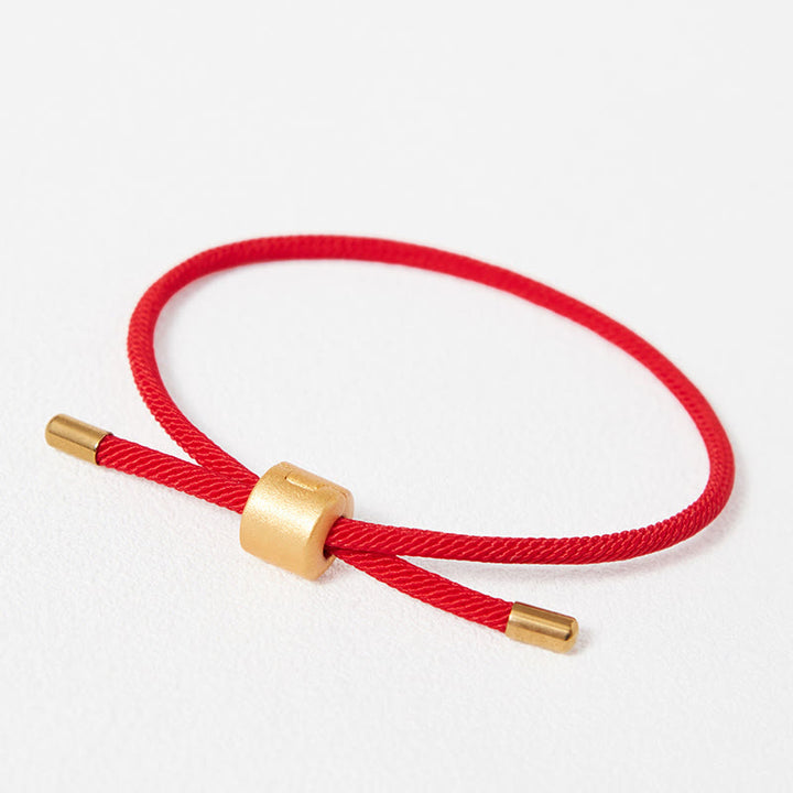 Bracelet porte-bonheur en fil rouge Buddha Stones