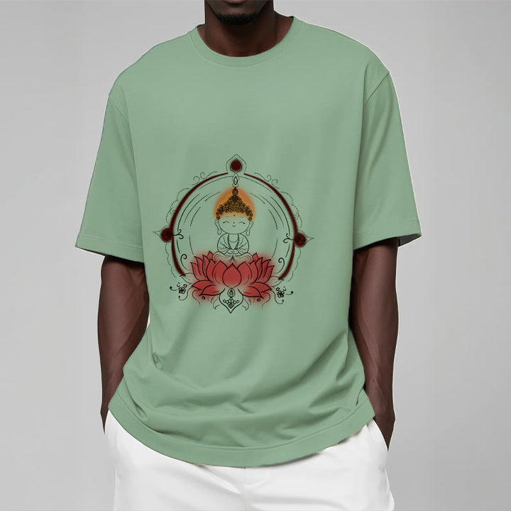 T-shirt à motif mandala Bouddha Lotus Joyful Buddha Stones - image 16