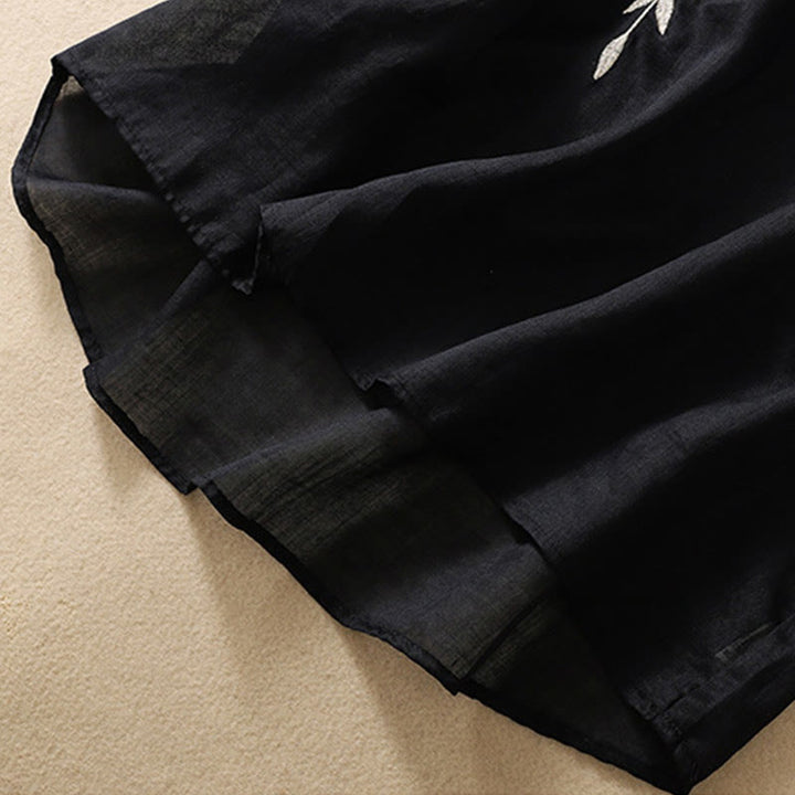 T-shirt à manches courtes pour femme avec broderie de Buddha Stones - image 28