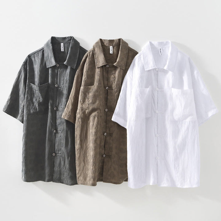 Chemise homme à manches courtes et poches Buddha Stones Commute - image 23