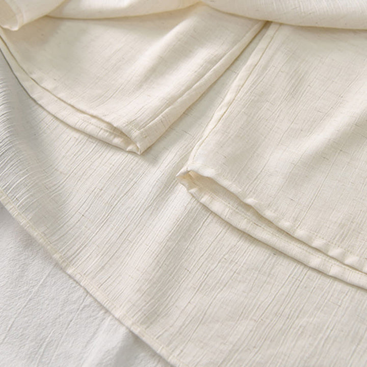 Jupe-pantalon à ourlet fendu et poches pour femme, couleur unie, motif Buddha Stones - image 10