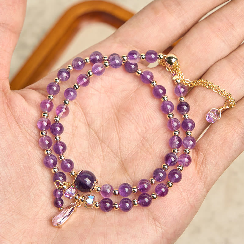 Bracelet multicouches en Buddha Stones