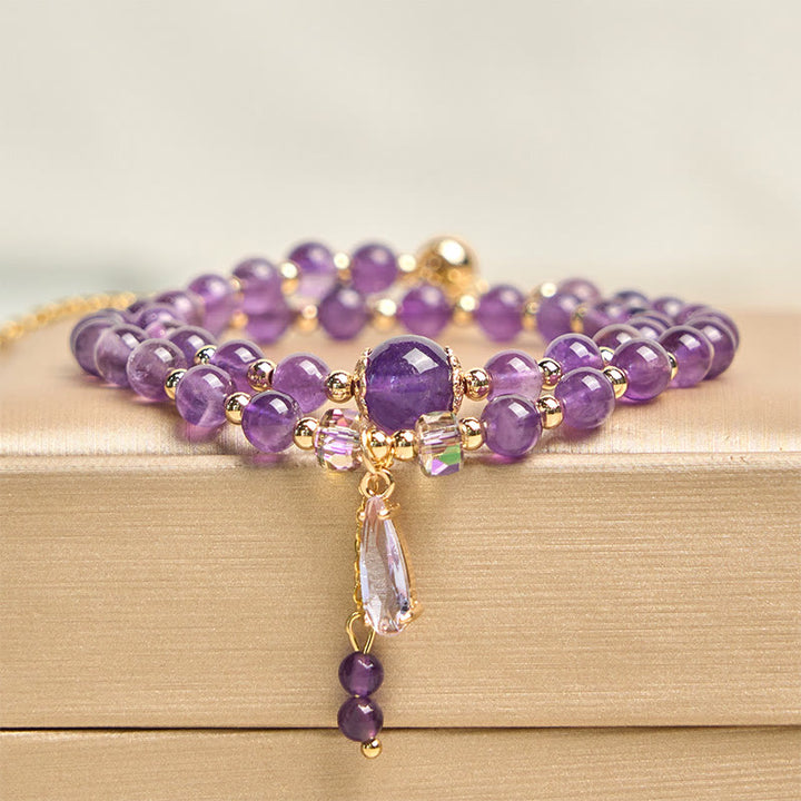 Bracelet multicouches en Buddha Stones