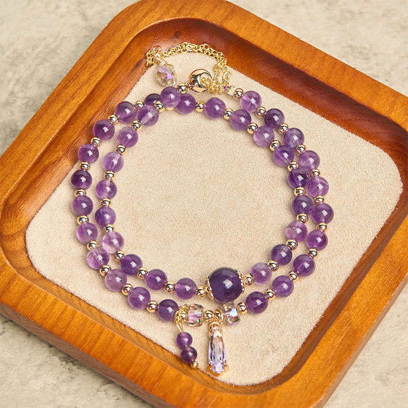 Bracelet multicouches en Buddha Stones