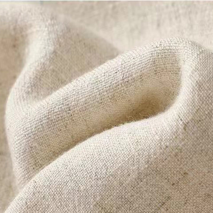 Veste à manches longues et poches pour femme Buddha Stones, en coton et lin, avec boutons grenouille - image 22