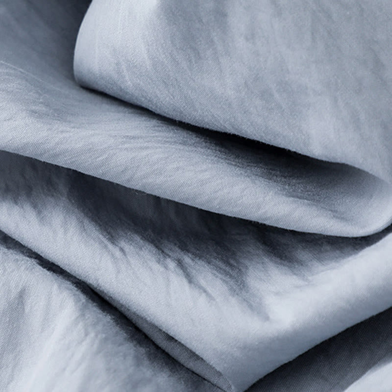 Pantalon large en coton avec poches et ourlet ajouré pour femme, longueur 7-8, motif Buddha Stones - image 4