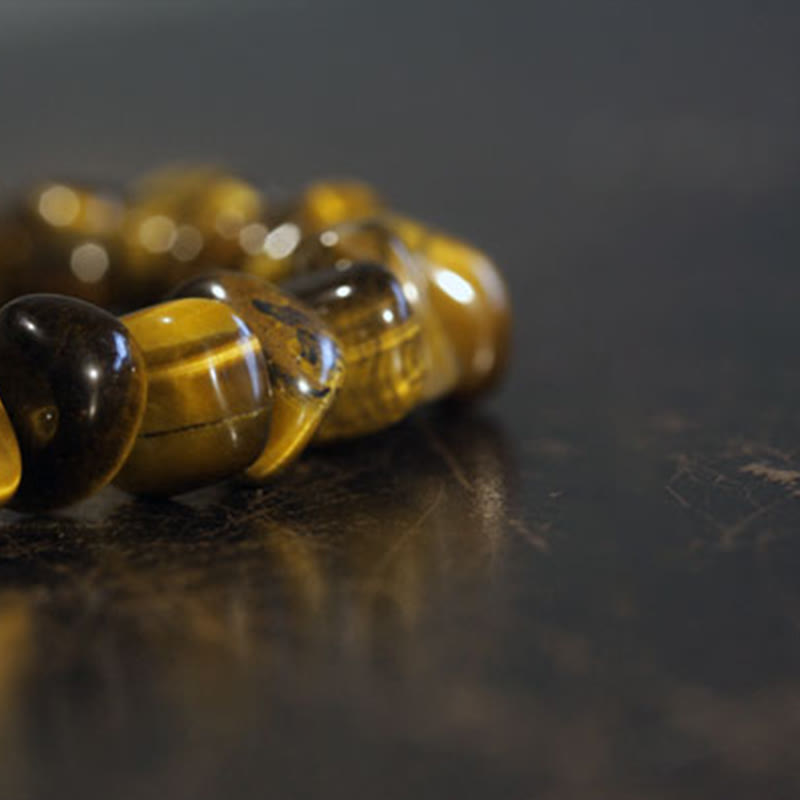 Bracelet Courage en Buddha Stones et Oeil de Tigre
