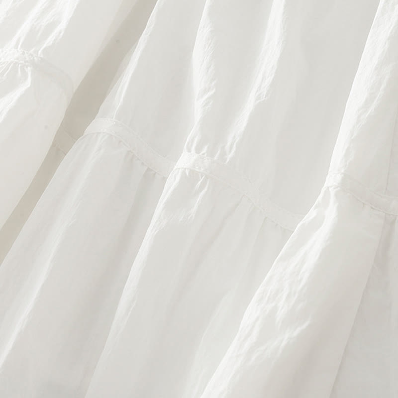 Jupe femme à taille élastique et poches, motif Buddha Stones, lignes simples - image 5