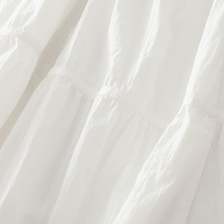 Jupe femme à taille élastique et poches, motif Buddha Stones, lignes simples - image 5