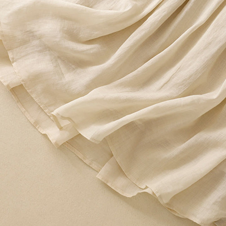 Jupe d'été pour femme avec cordon de serrage et taille élastique, motif Buddha Stones - image 26