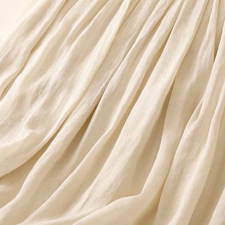 Jupe d'été pour femme avec cordon de serrage et taille élastique, motif Buddha Stones - image 25