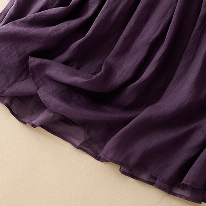 Jupe d'été pour femme avec cordon de serrage et taille élastique, motif Buddha Stones - image 11