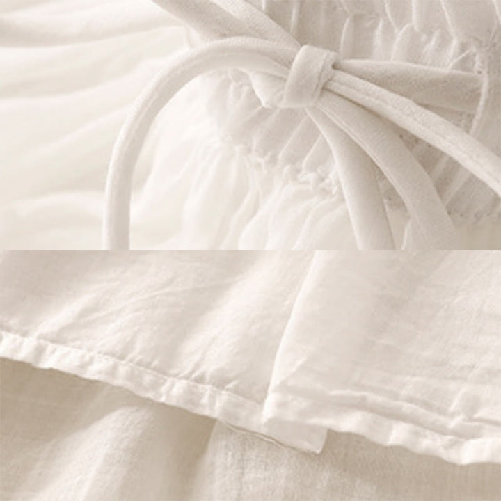 Jupe d'été pour femme avec cordon de serrage et taille élastique, motif Buddha Stones - image 3