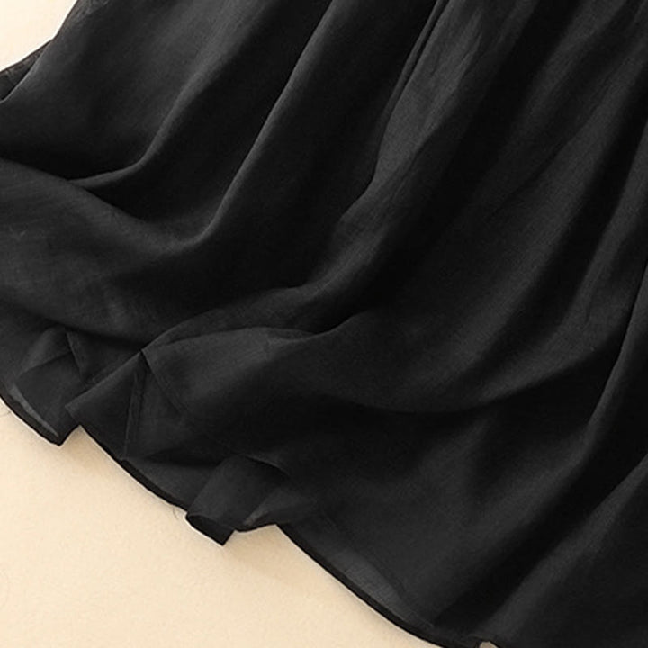 Jupe d'été pour femme avec cordon de serrage et taille élastique, motif Buddha Stones - image 15