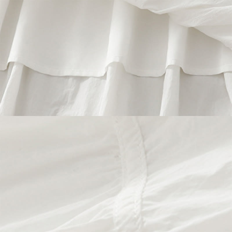 Jupe femme à taille élastique et poches, motif Buddha Stones, lignes simples - image 7