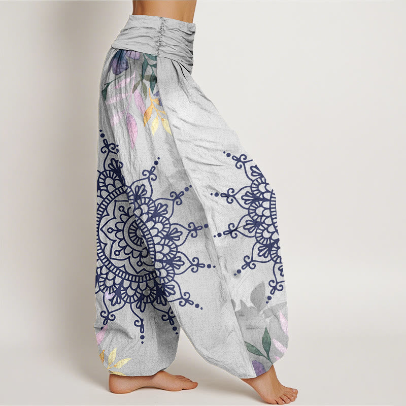 Pantalon sarouel décontracté pour femme avec motif mandala Buddha Stones - image 10