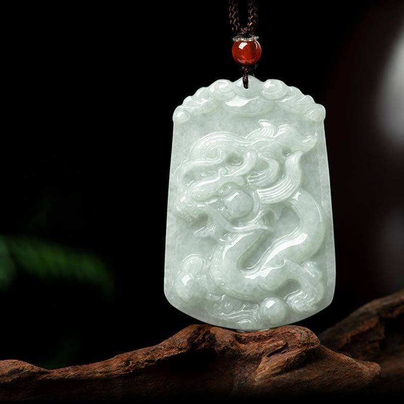 Collier pendentif amulette d'abondance en jade naturel Buddha Stones et 12 signes du zodiaque chinois - image 18