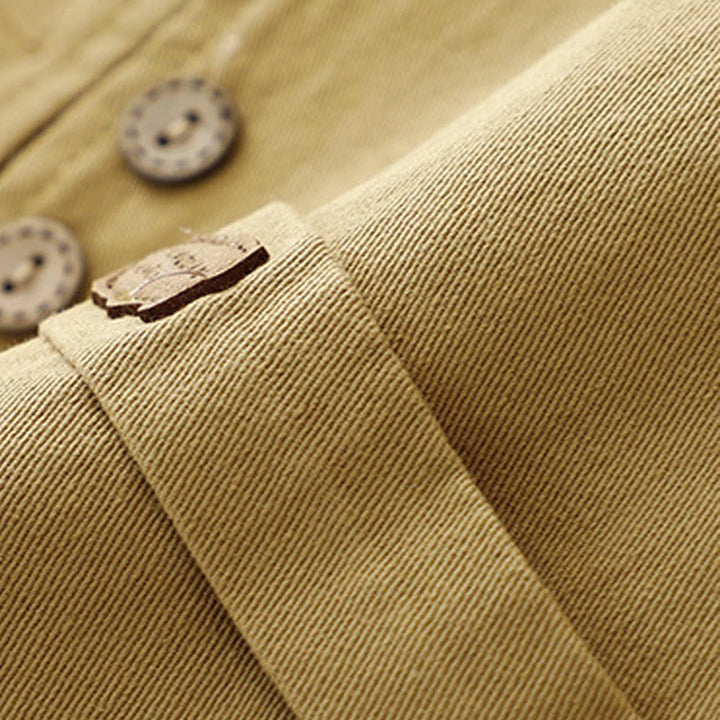 Gilet en coton sans manches pour femme, couleur Buddha Stones , boutons sur le devant, avec poches - image 5