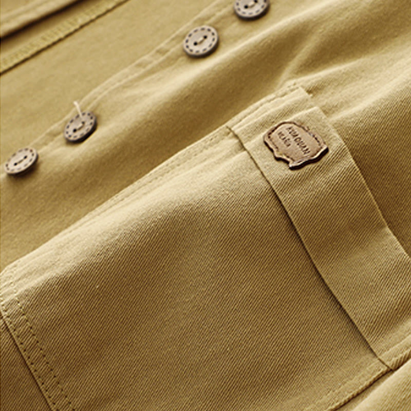 Gilet en coton sans manches pour femme, couleur Buddha Stones , boutons sur le devant, avec poches - image 6