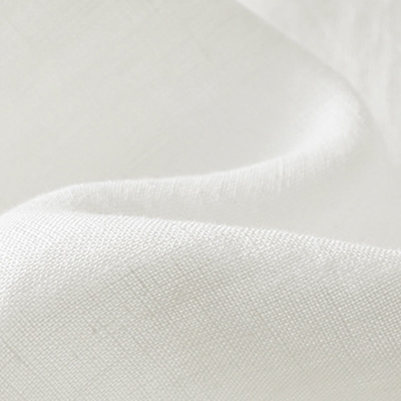 Chemise en coton et lin à manches longues et col en V pour femme, motif Buddha Stones, boutons unis, printemps - image 16