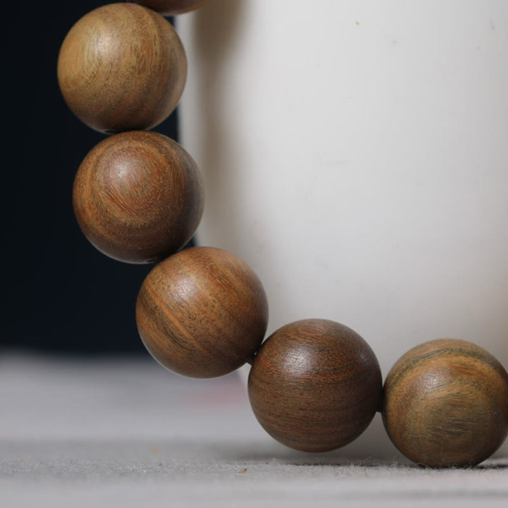 Bracelet Pixiu en bois de santal vert et Buddha Stones pour attirer la richesse - image 11