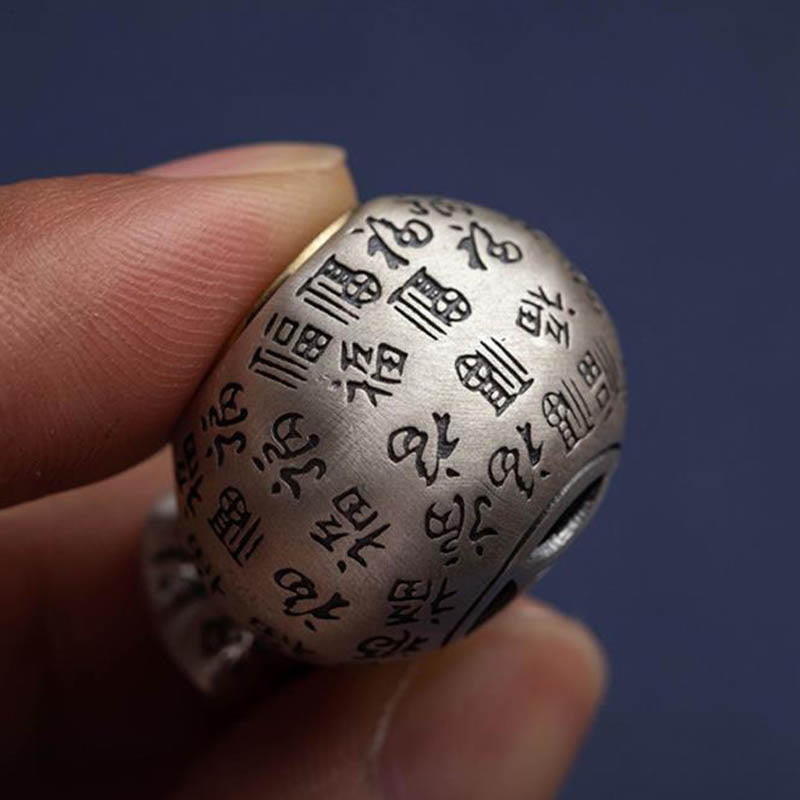 Porte-clés porte-bonheur Buddha Stones Fu Character Money Bag Gagner de l'argent tous les jours