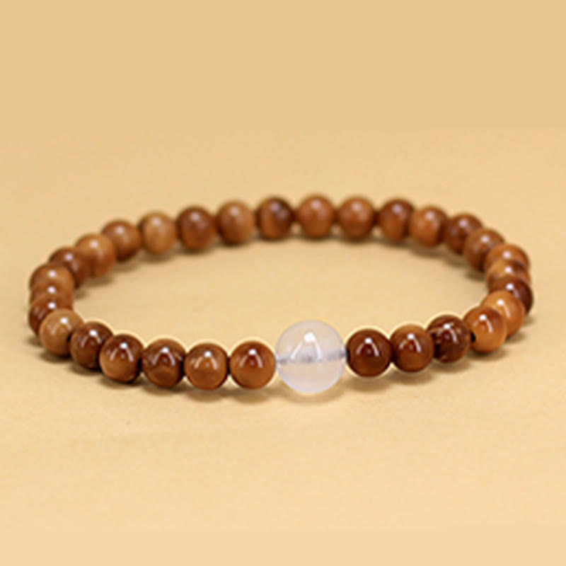 Bracelet porte-bonheur en pierre d'agate Kuka Buddha Stones - image 5