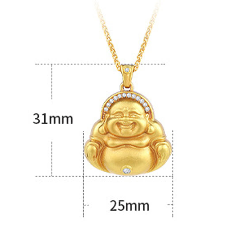Collier pendentif Buddha Stones en cuivre avec pierres de Bouddha - image 7