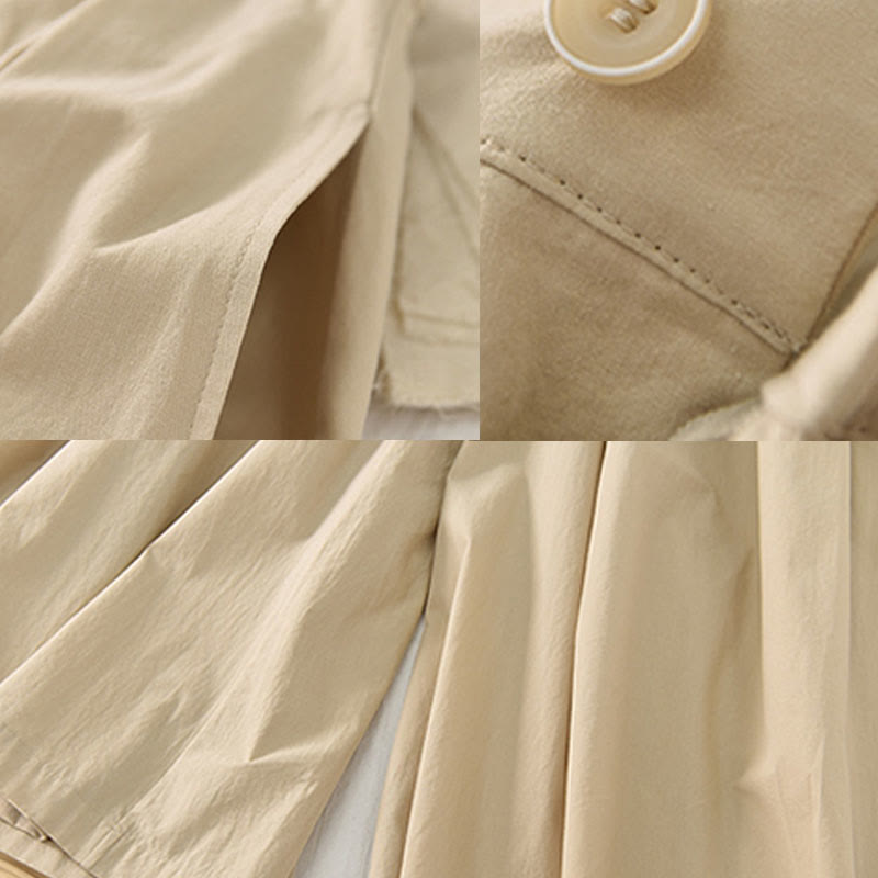 Pantalon ample décontracté en coton avec poches pour femme Motif Buddha Stones - image 13