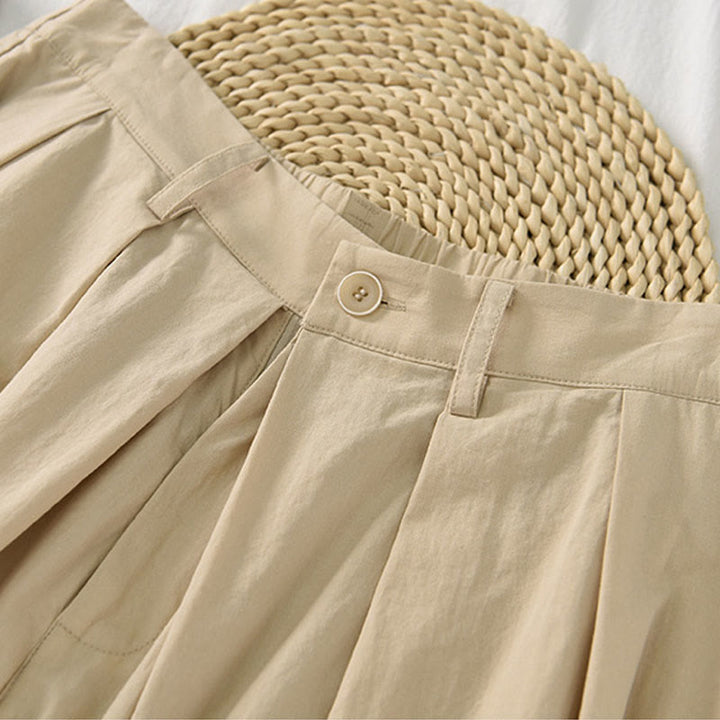 Pantalon ample décontracté en coton avec poches pour femme Motif Buddha Stones - image 14