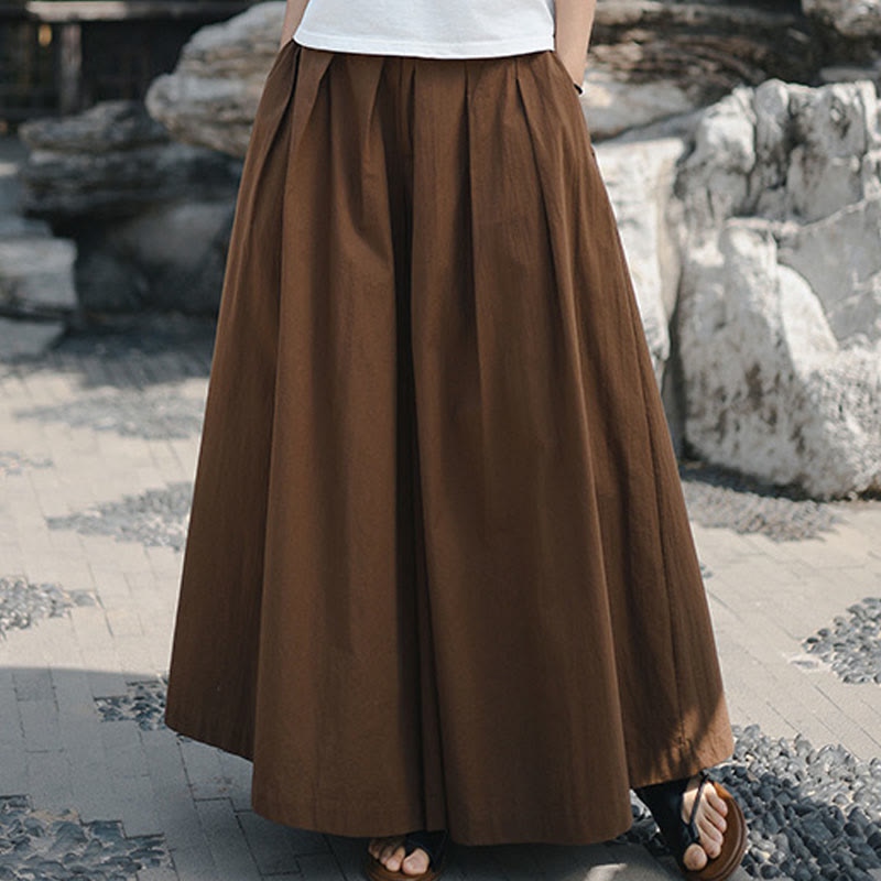 Pantalon ample décontracté en coton avec poches pour femme Motif Buddha Stones - image 17