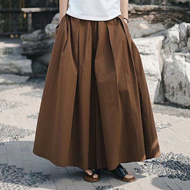 Pantalon ample décontracté en coton avec poches pour femme Motif Buddha Stones - image 22