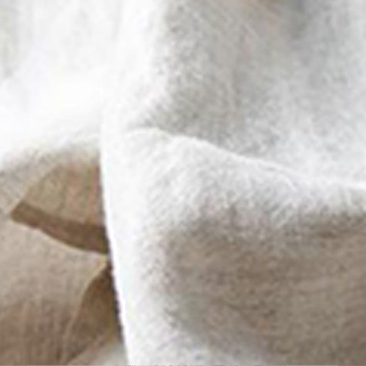 Pantalon large décontracté en coton avec ourlet fendu et poches pour femme, longueur 7-8, Buddha Stones - image 4