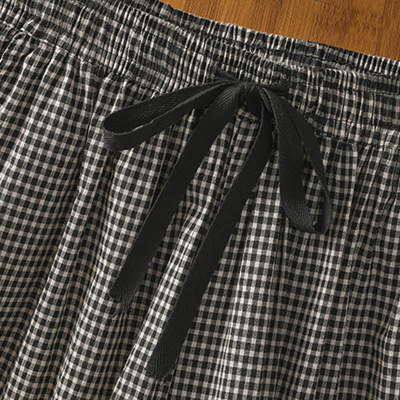 Pantalon large décontracté en coton avec poches pour femme, longueur 7-8, motif Buddha Stones - image 13