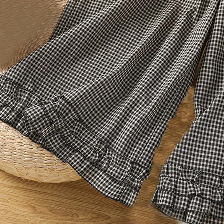 Pantalon large décontracté en coton avec poches pour femme, longueur 7-8, motif Buddha Stones - image 12