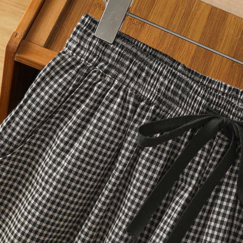 Pantalon large décontracté en coton avec poches pour femme, longueur 7-8, motif Buddha Stones - image 10