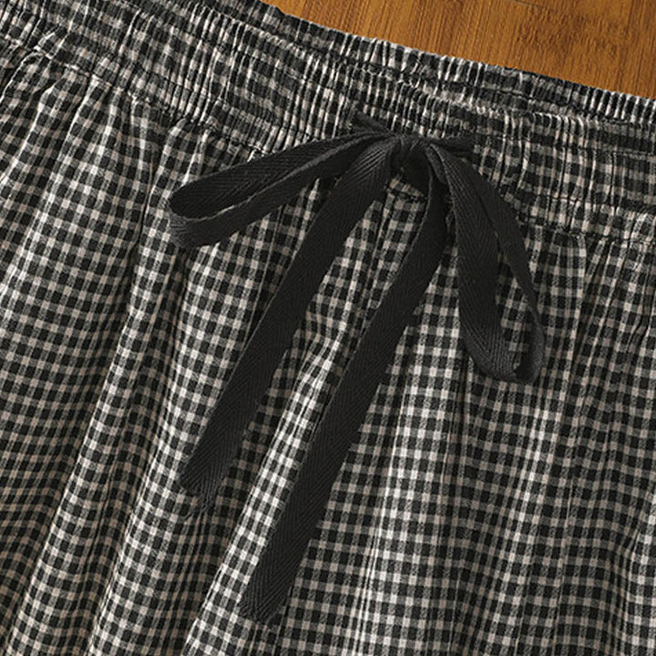 Pantalon large décontracté en coton avec poches pour femme, longueur 7-8, motif Buddha Stones - image 14