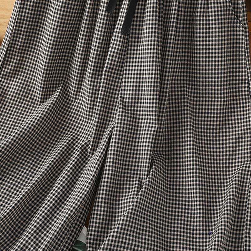 Pantalon large décontracté en coton avec poches pour femme, longueur 7-8, motif Buddha Stones - image 11