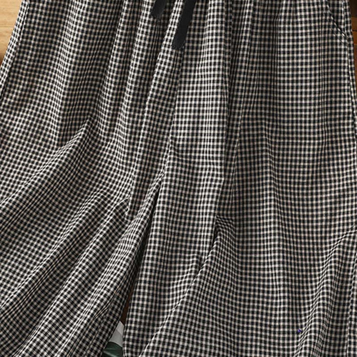 Pantalon large décontracté en coton avec poches pour femme, longueur 7-8, motif Buddha Stones - image 11