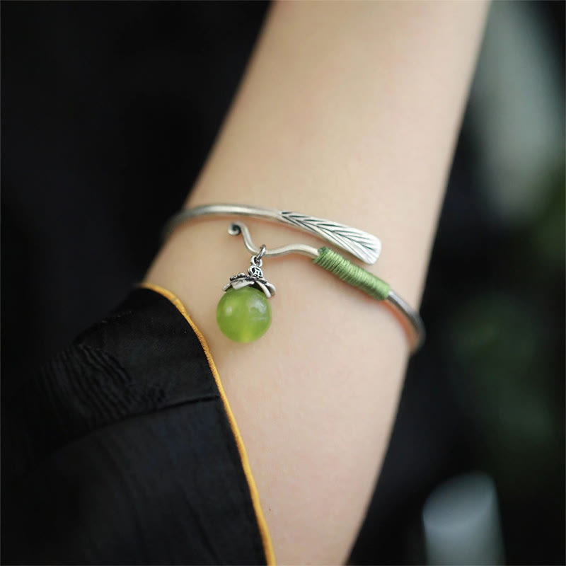 Bracelet manchette porte-bonheur en alliage de cuivre avec Buddha Stones - image 13