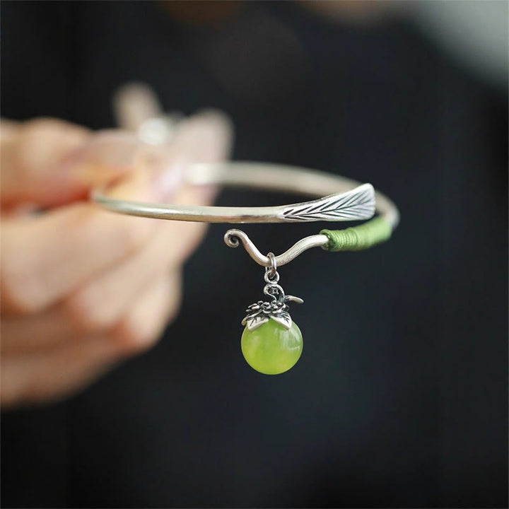 Bracelet manchette porte-bonheur en alliage de cuivre avec Buddha Stones - image 9