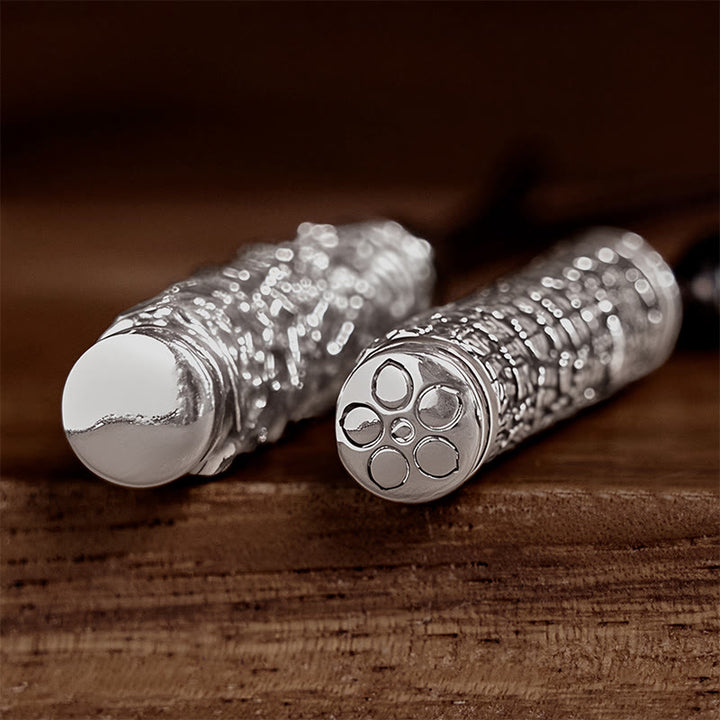 Buddha Stones Collier pendentif équilibre en cuivre avec motif de dragon Fu Character Dragon - image 12