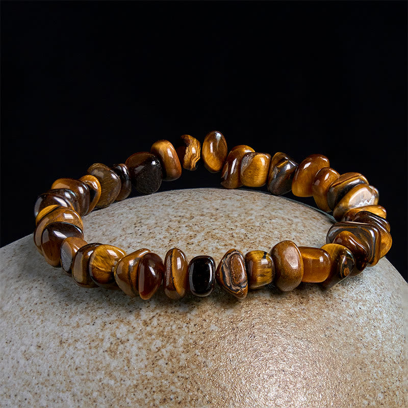 Bracelet Courage en Buddha Stones et Oeil de Tigre
