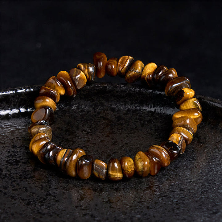 Bracelet Courage en Buddha Stones et Oeil de Tigre