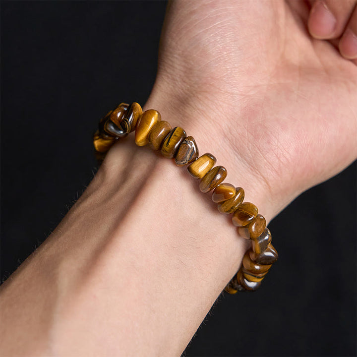 Bracelet Courage en Buddha Stones et Oeil de Tigre